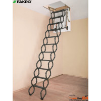 Scherentreppe LST 90x60 cm, R bis 280 cm, U-Wert 1,1 W/(m²K)