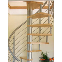 Spindeltreppe Ninfea Inox Ø 230 cm