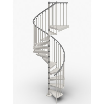 Spindeltreppe Exterior Zink Color Ø120 cm